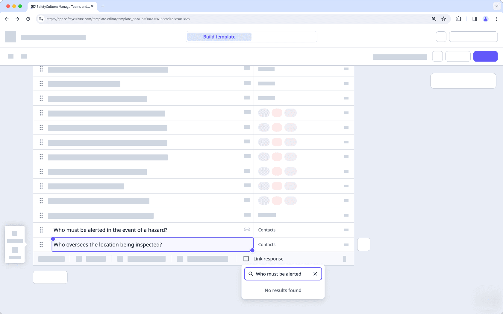 Can't reference a linked question as a source question.