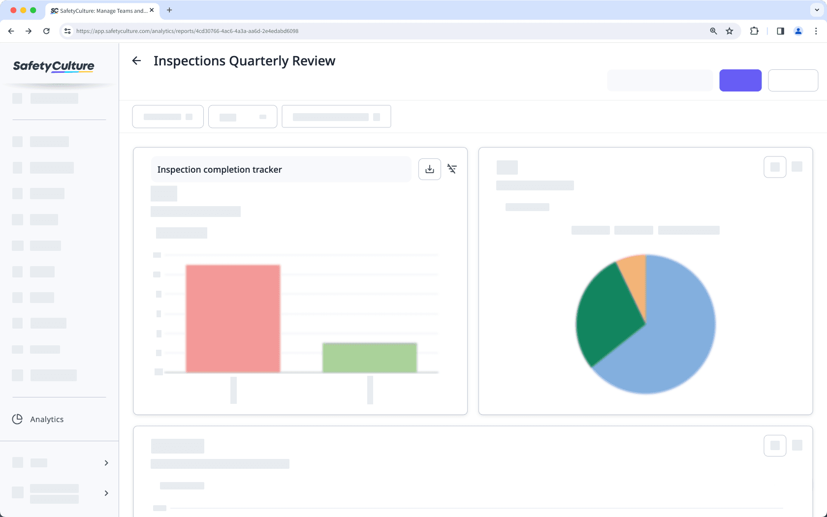 Edit your Analytics chart titles via the SafetyCulture web app.