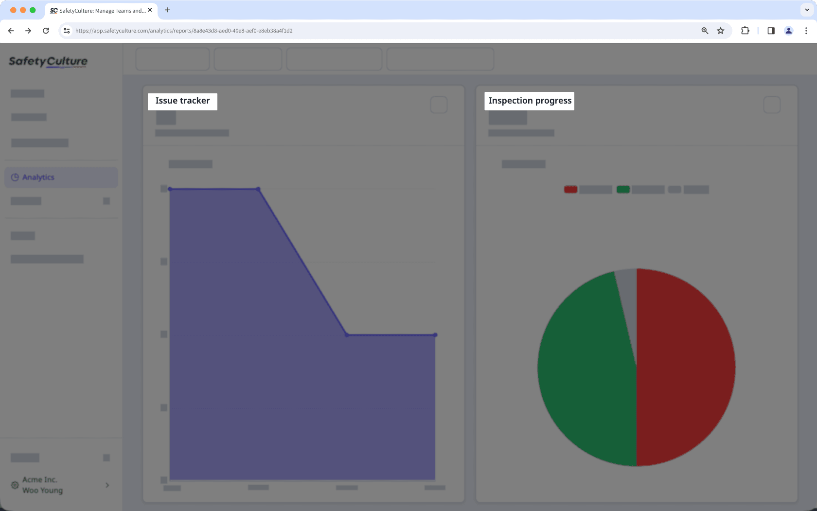 Provide additional context needed to your charts by adding titles via the web app.
