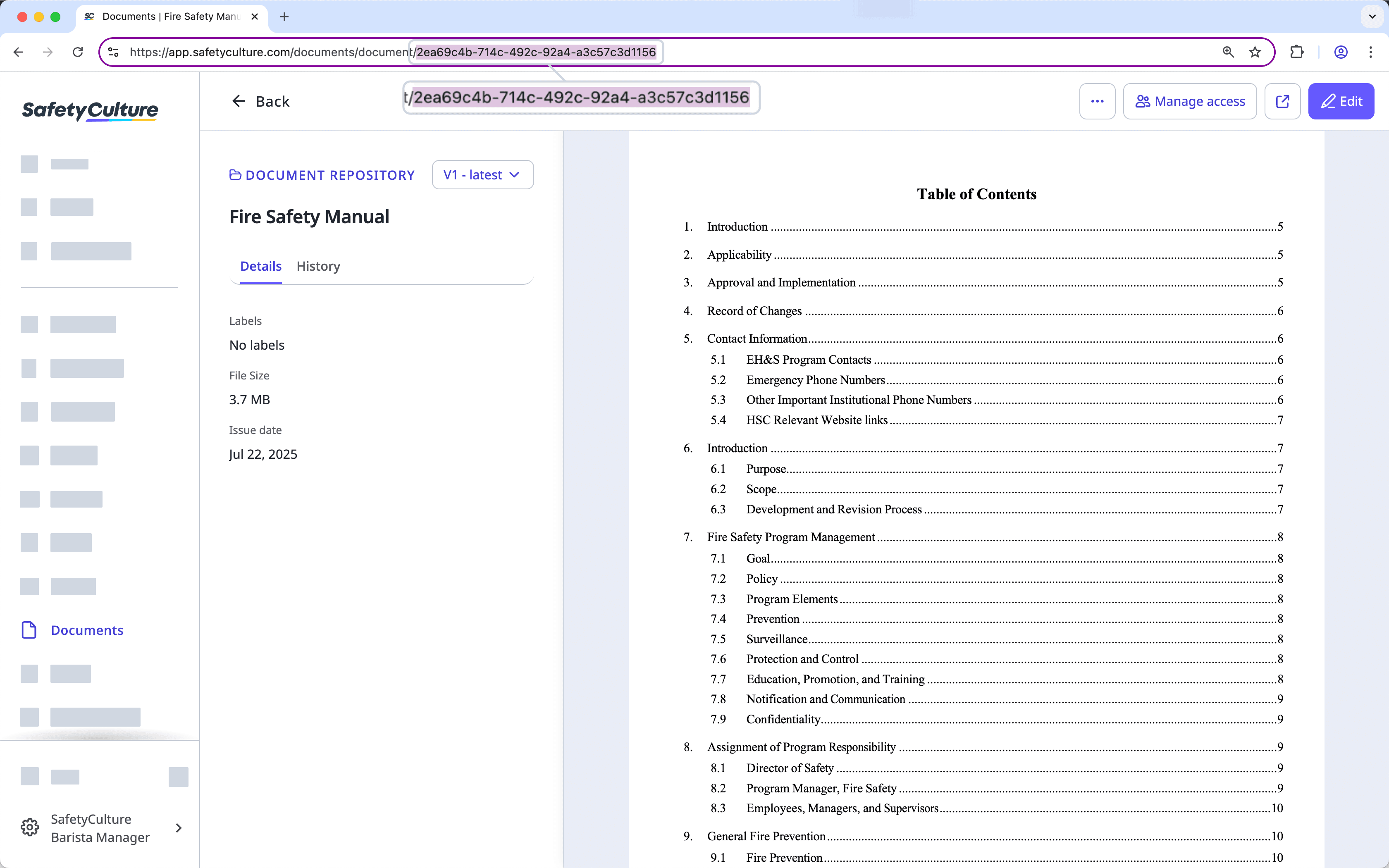 Get a file ID via the web app.